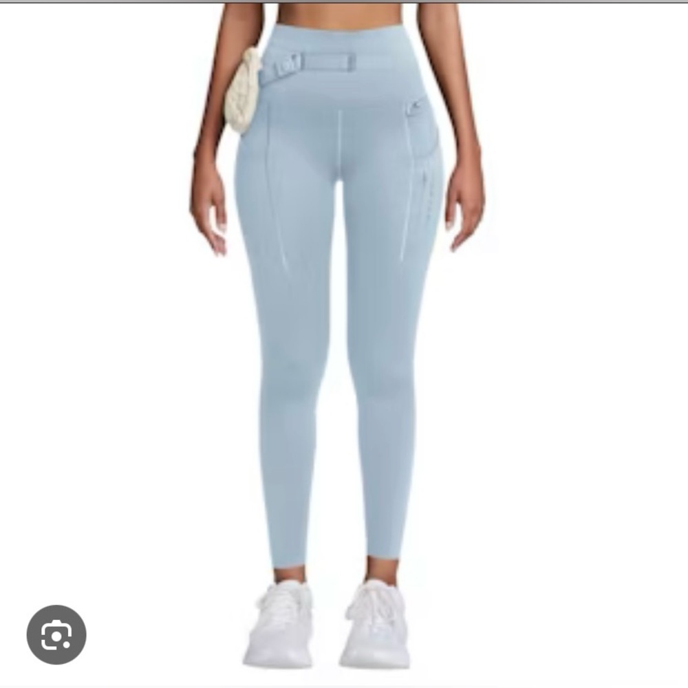 Nike Light Blue High-Waist Leggings